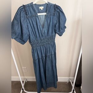 Anthropologie Denim Blue Women's Dress